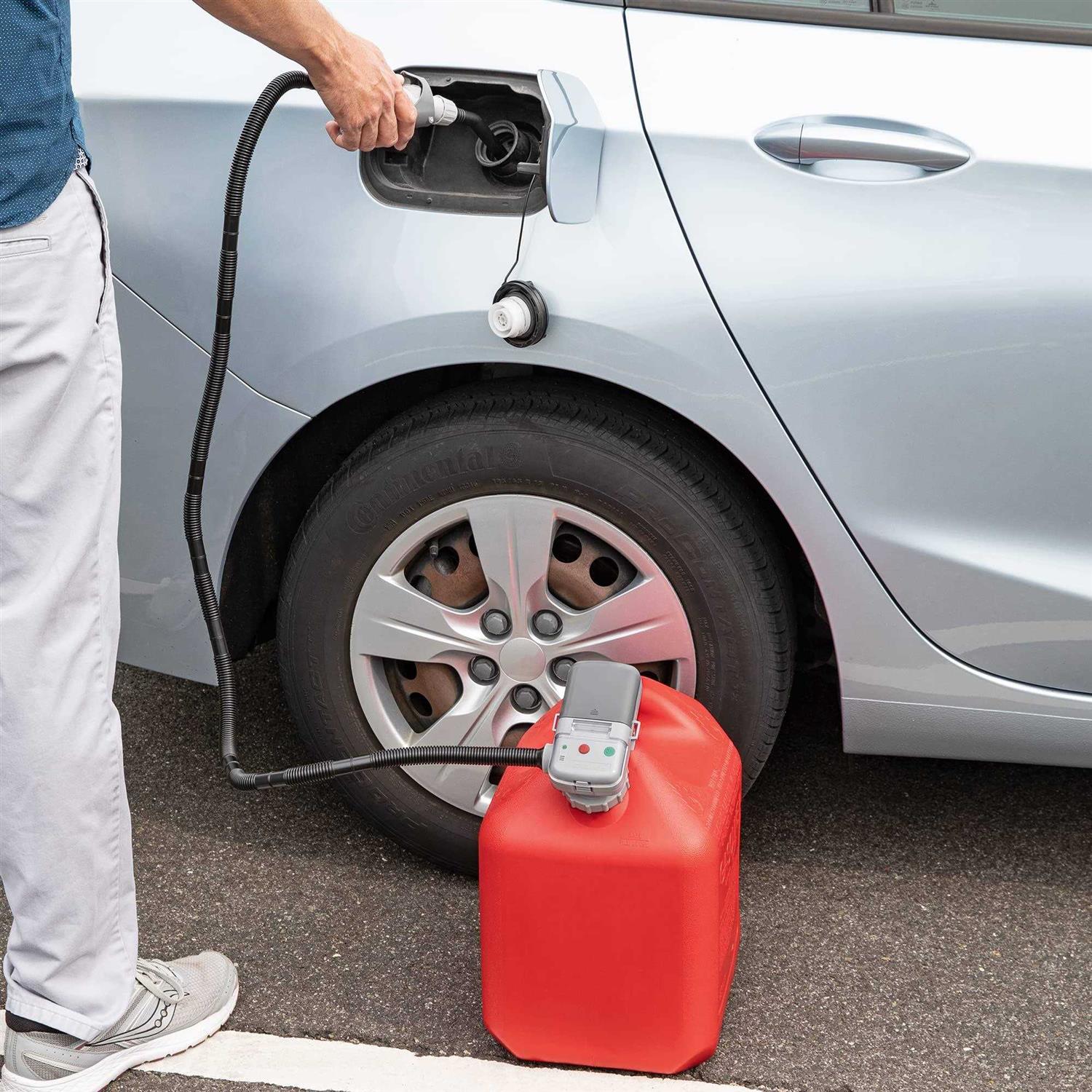 Deway Automatic Fuel Transfer Pump with Nozzle for Quick Flow Control & Stop - Image 5