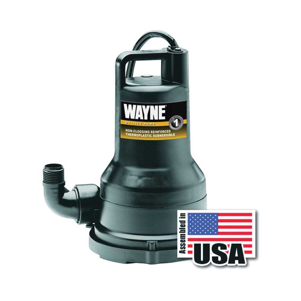 Wayne 1/3 HP Submersible Utility Pump VIP30 - Image 3