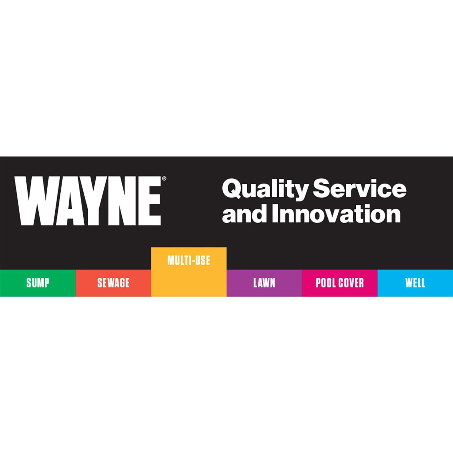 Wayne 1/3 HP Submersible Utility Pump VIP30 - Image 5