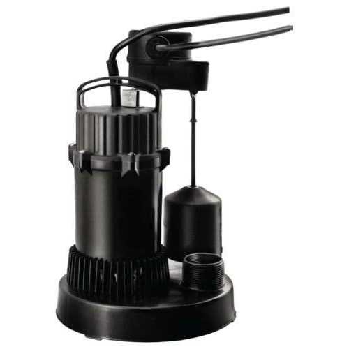 The Plumber's Choice 1/2 HP Heavy Duty Submersible Sump Pump Kit with Float Switch, Check Valve and Torque Wrench in Black - Image 5