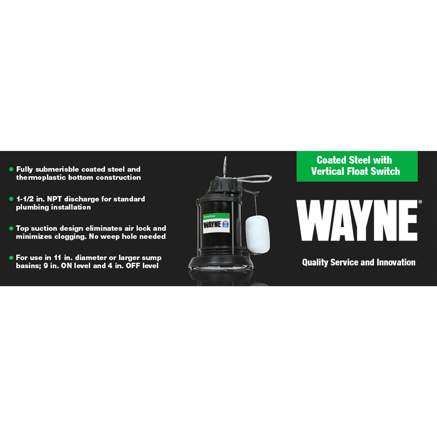 Wayne SPF50 1/2 HP Thermoplastic Sump Pump - Image 5