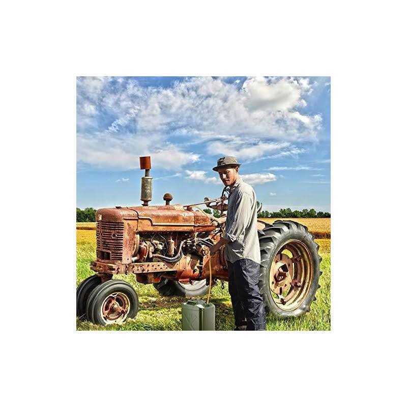 Siphon Pump for Gasoline Gas Oil Fuel Petrol Diesel Fluid Water Fish Tank,Manual Hand Pump 1 Transfer Pump with 2 Durable PVC Siphon Hoses - Image 3