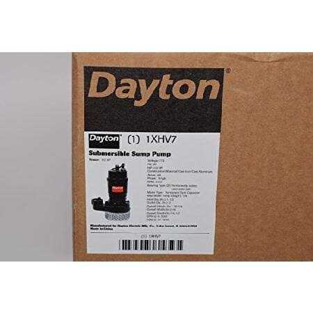 Dayton 1XHV7 Sump Pump 1/2 HP - Image 3