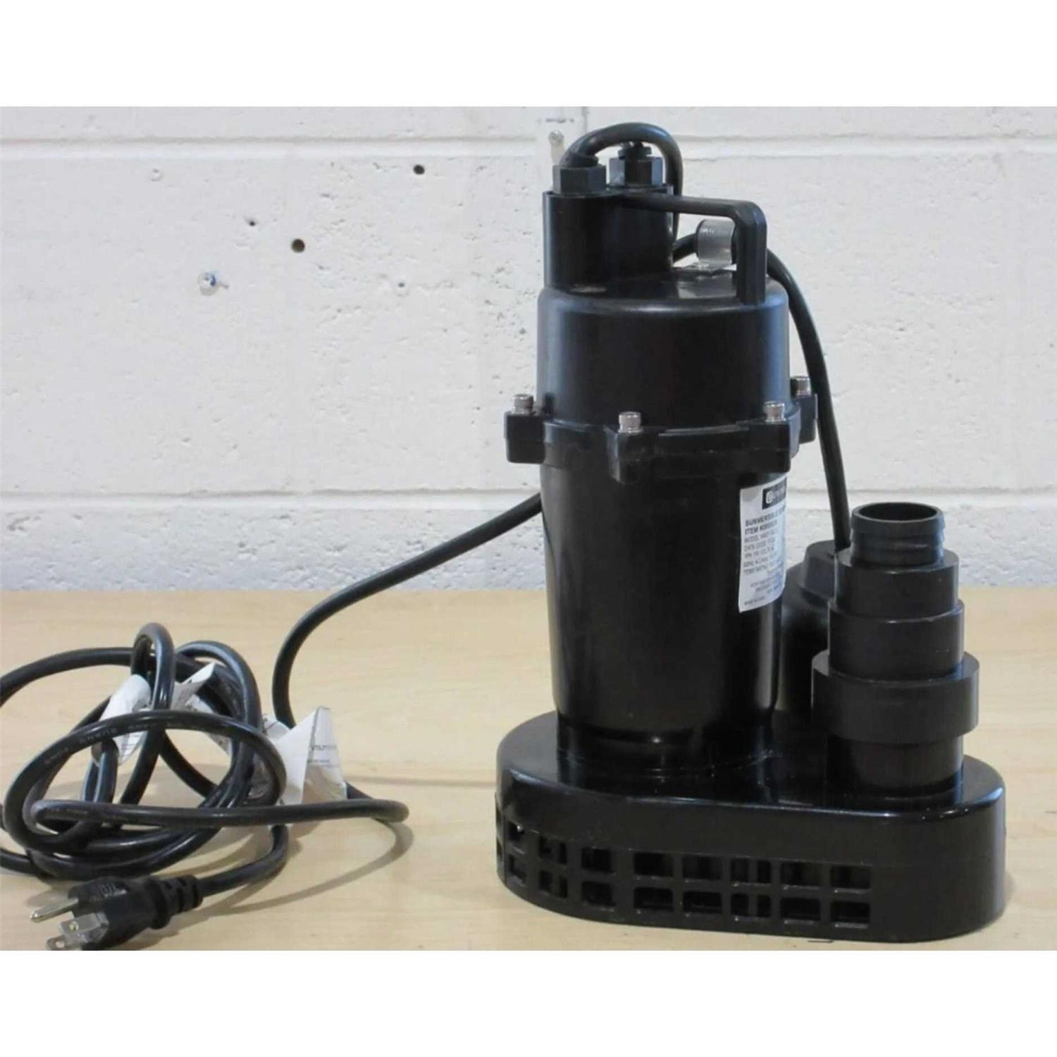 Utilitech 1/2-HP Aluminum Submersible Sump Pump - Image 4