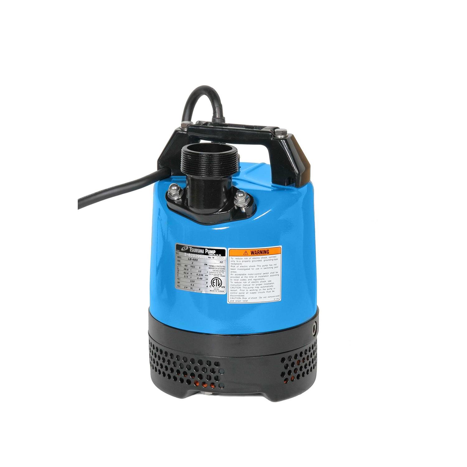 Tsurumi LB-480-62 Compact Submersible Dewatering Pump - Image 3