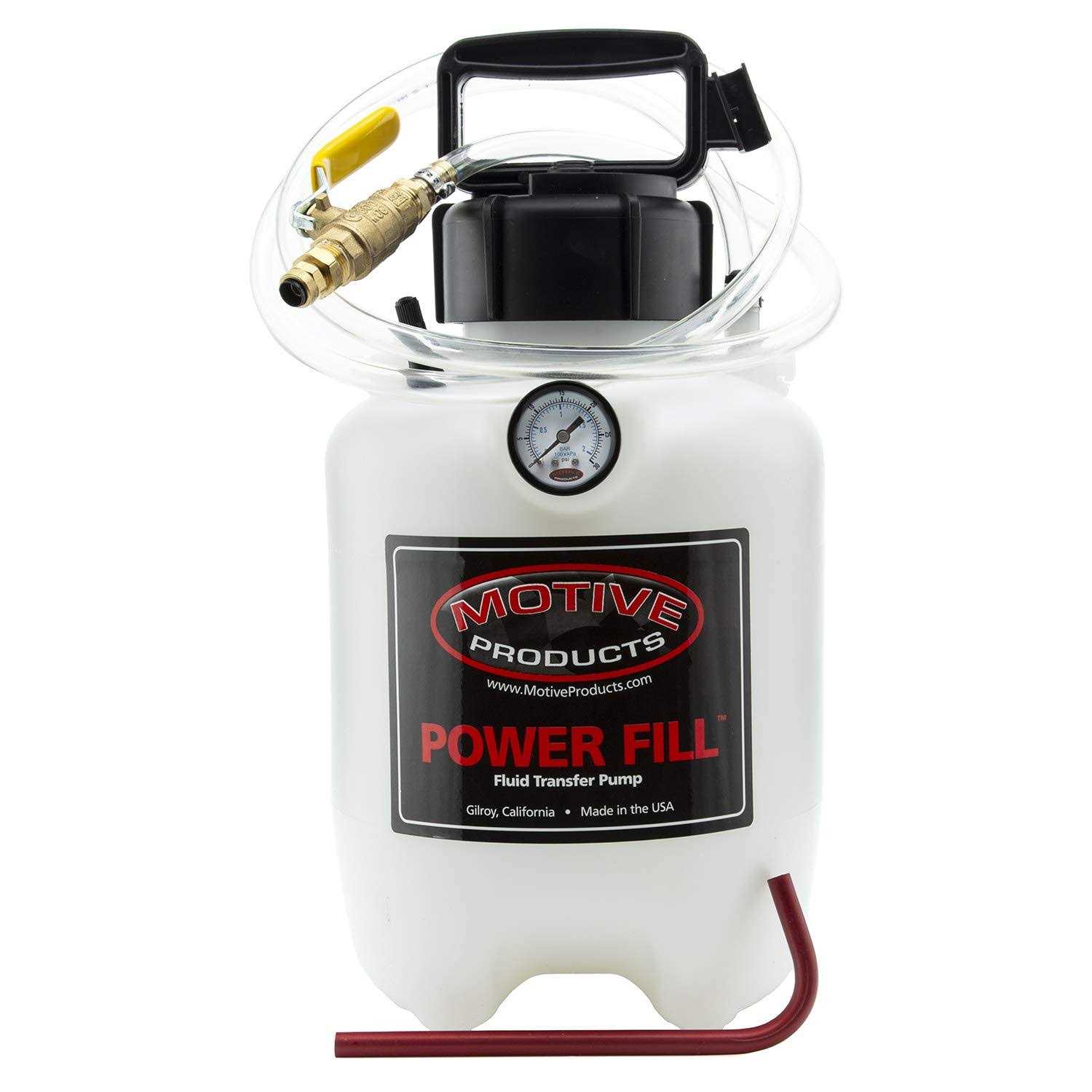 Motive Products 1735 Power Fill Pro 1 Gal Fluid Transfer Pump System - Image 3