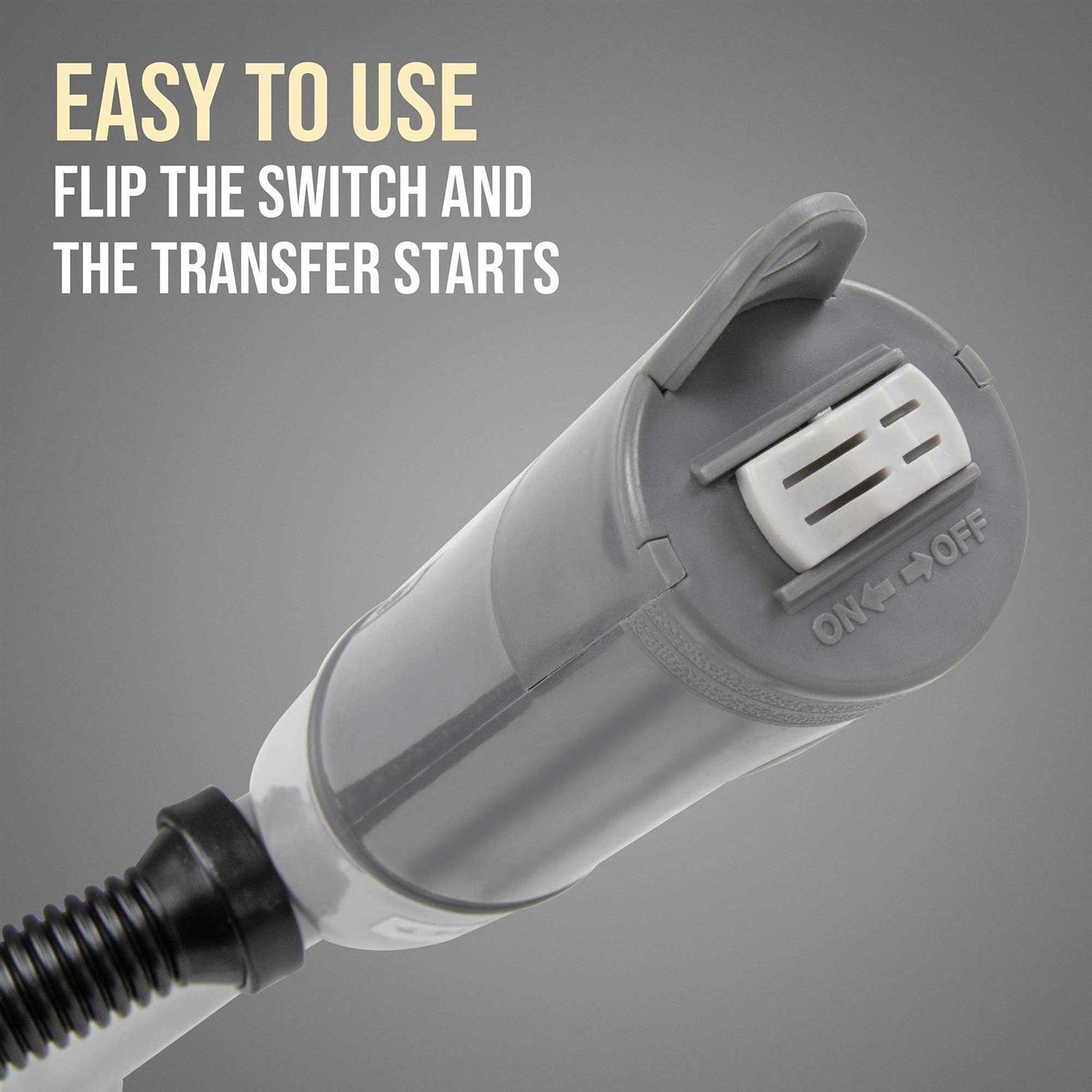 Deway Automatic Fuel Transfer Pump with Nozzle Flow Control & Stop - Image 3