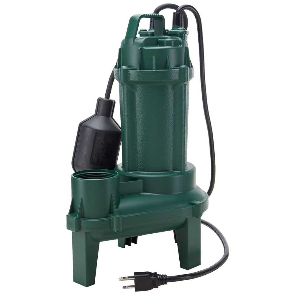 Zoeller 1/3 HP 5250 gph Cast Iron Tethered Float Switch Sewage Pump - Image 3