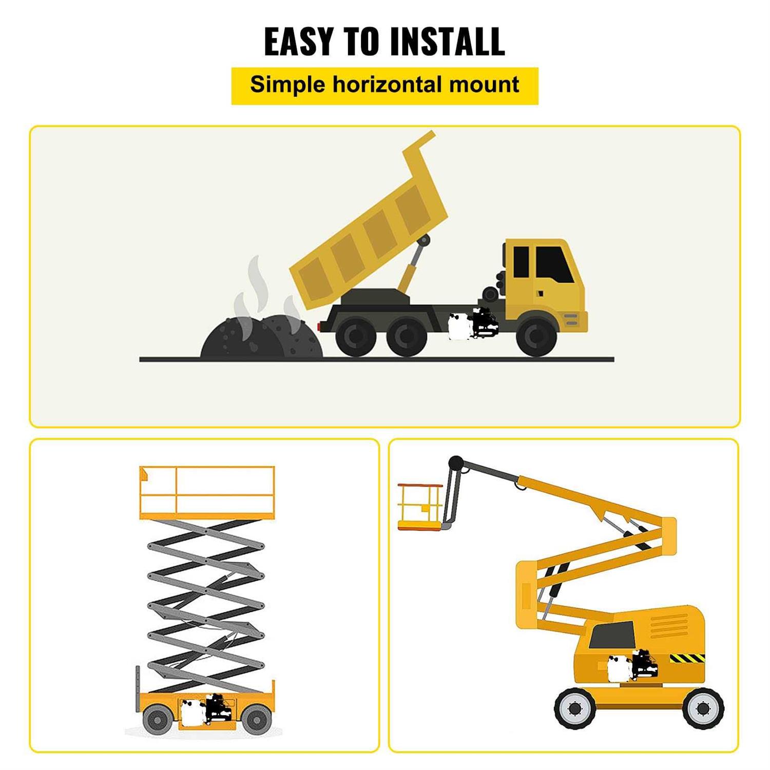 Hydraulic Pump by Happybuy. 3200 PSI - Image 5
