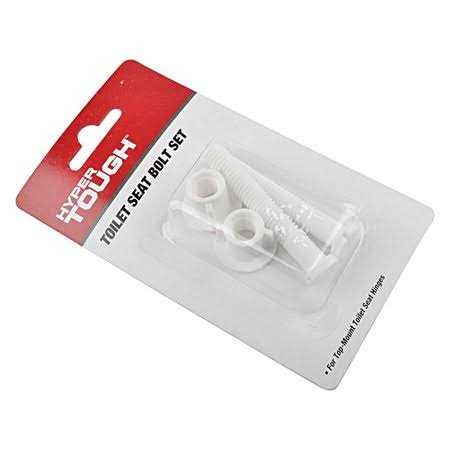 Hyper Tough Rust Proof Plastic Toilet Seat Bolt Set - Image 2