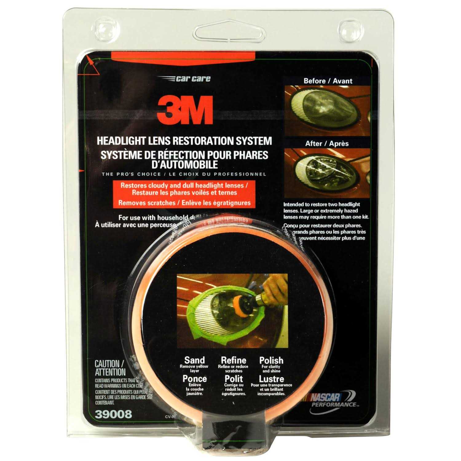 39008 Headlight Lens Restoration System 3M - Image 3