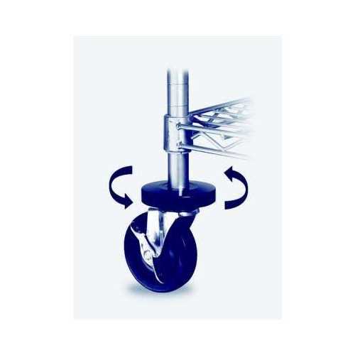 HDX 4 in. Industrial Casters with Bumper 30260PS-2 - Image 3