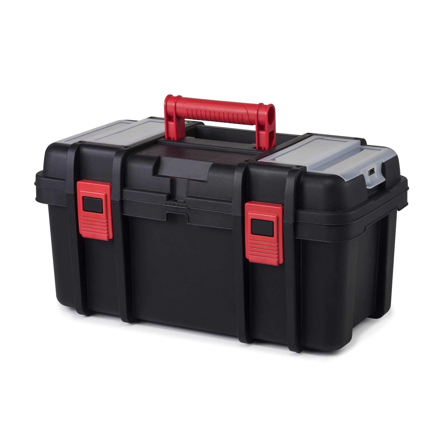 Hyper Tough 19-inch Toolbox, Plastic Tool and Hardware Storage