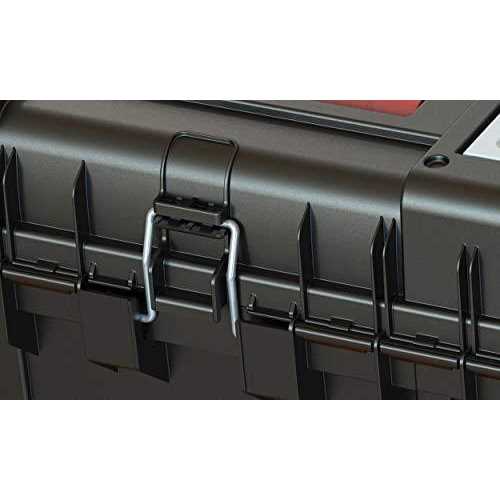 Hyper Tough 19-inch Toolbox, Plastic Tool and Hardware Storage - Image 2