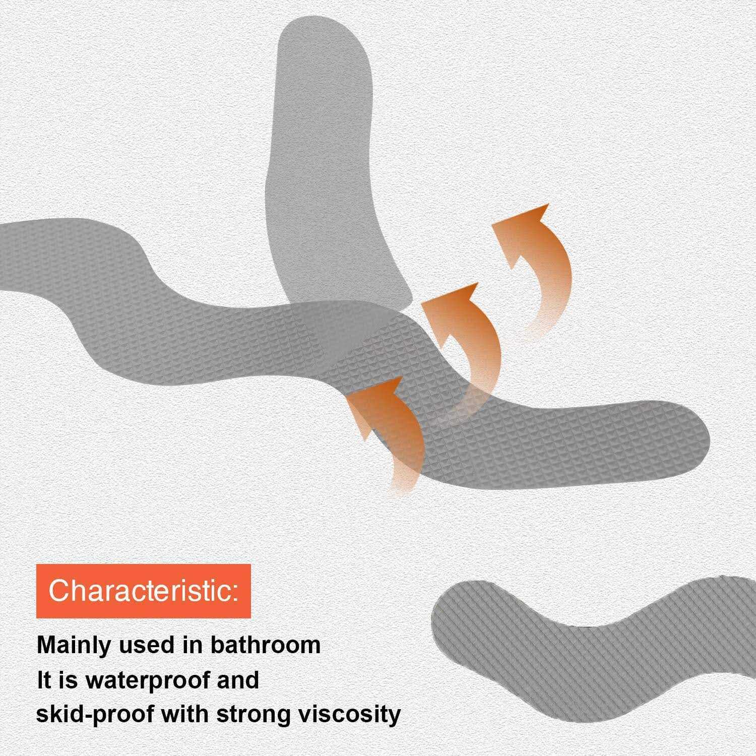 Secopad Patented Anti Slip Shower Stickers 24 PCS Safety Bathtub Strips Adhesive Decals with Premium Scraper for Bath Tub Shower Stairs - Image 3