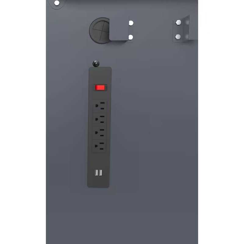 46.1-in L x 37.2-in H 9-Drawers Rolling Gray Wood Work Bench - Image 4