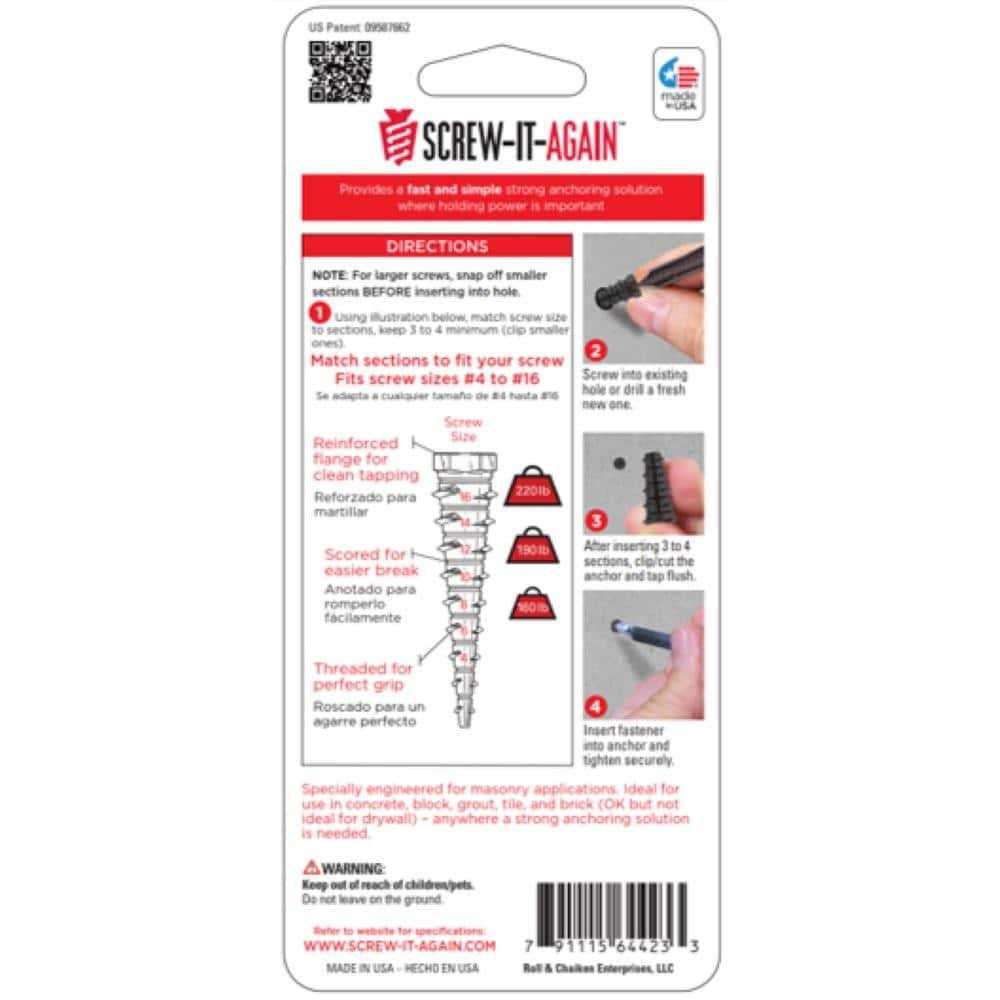 Screw It Again Wood Anchor - Image 5