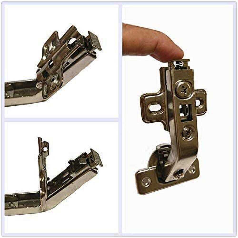 elysian 1 Piece Lazy Susan Hinge Face Frame Plate for Floded Door Kitchen Cabinet Corner Door Hinges Metal Lasy Susan Cabinet Corner Hardware Cabinet Door - Image 5
