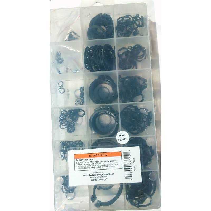 Storehouse 300 Piece External Retaining Ring Assortment - Image 5