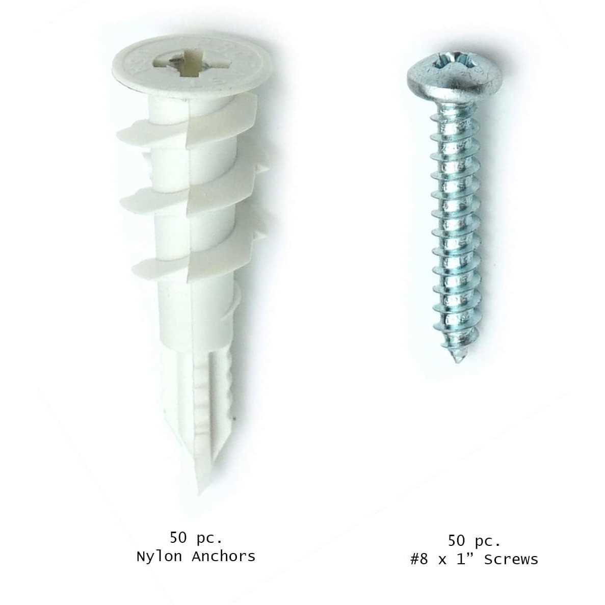 CONFAST Nylon Self-Drilling Drywall/Hollow-Wall Anchor Kit with Screws - Image 4