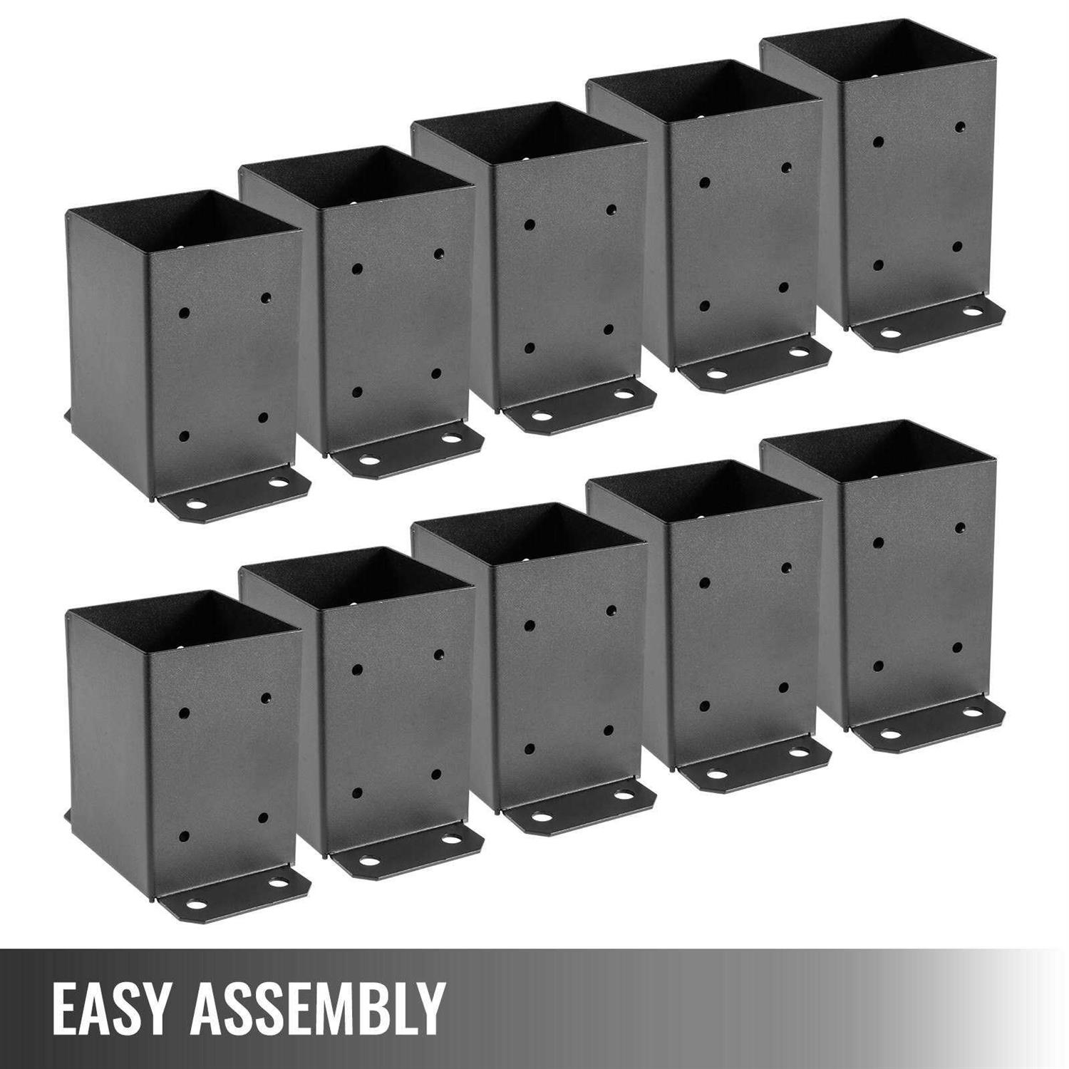 VEVOR 4 x 4 Post Base Deck Post Base 3.6 x 3.6 inch - Image 3