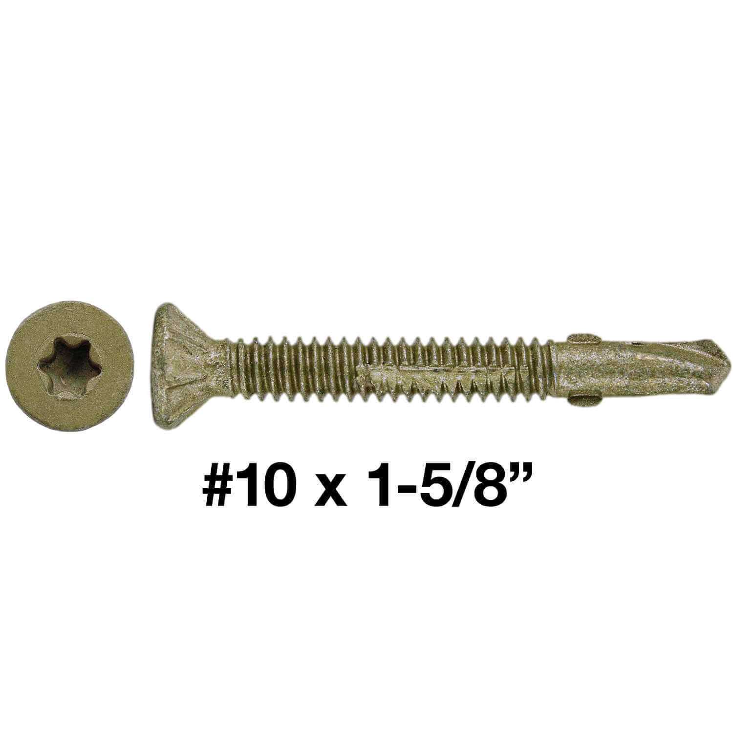 Jake Sales Reamer Tek Torx/Star Head Self-Drilling Wood to Metal Screws