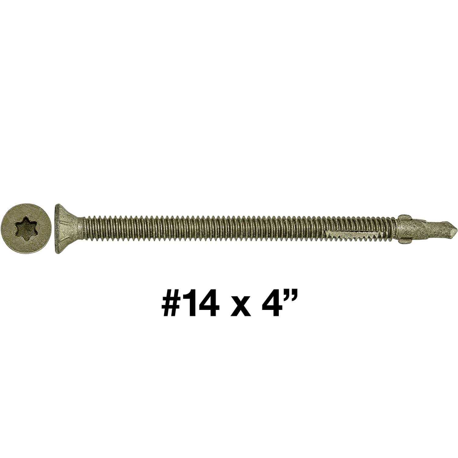 Jake Sales Reamer Tek Torx/Star Head Self-Drilling Wood to Metal Screws - Image 3