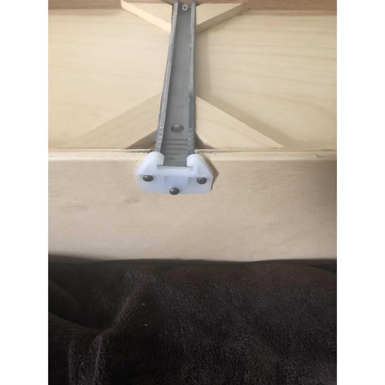 Rockler Hardwood Center Mount Drawer Slides Wooden Drawer Track Features Classic “T” Shaped Design – Center Mount Slide Made of Hardwood - Image 4