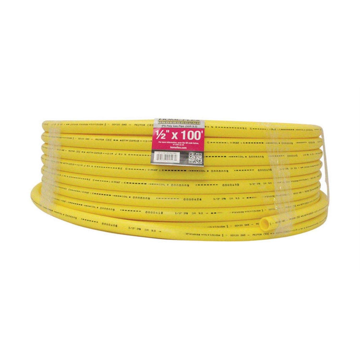 Home-Flex Underground 1/2 in. Dia. x 100 ft. L Pipe Plain End 90 psi