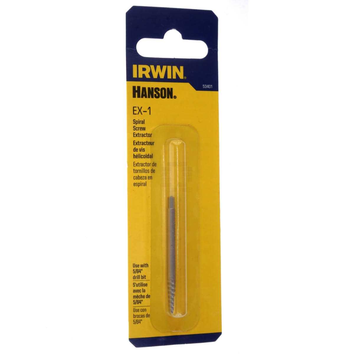 Irwin 53401 EX-1 Spiral Screw Extractor - Image 5