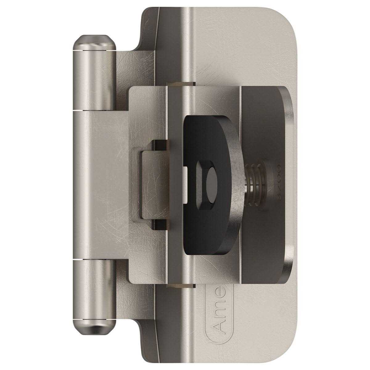 Amerock Double Demountable 3/8 Inset Cabinet Hinge BPR8700FB - Image 3