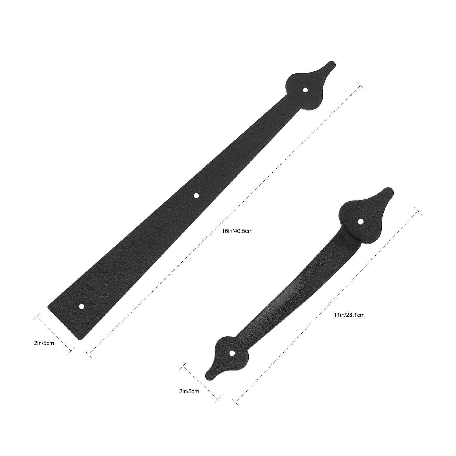 Homode Decorative Garage Door Hinges Handles Faux Garage Door Accents - Image 3