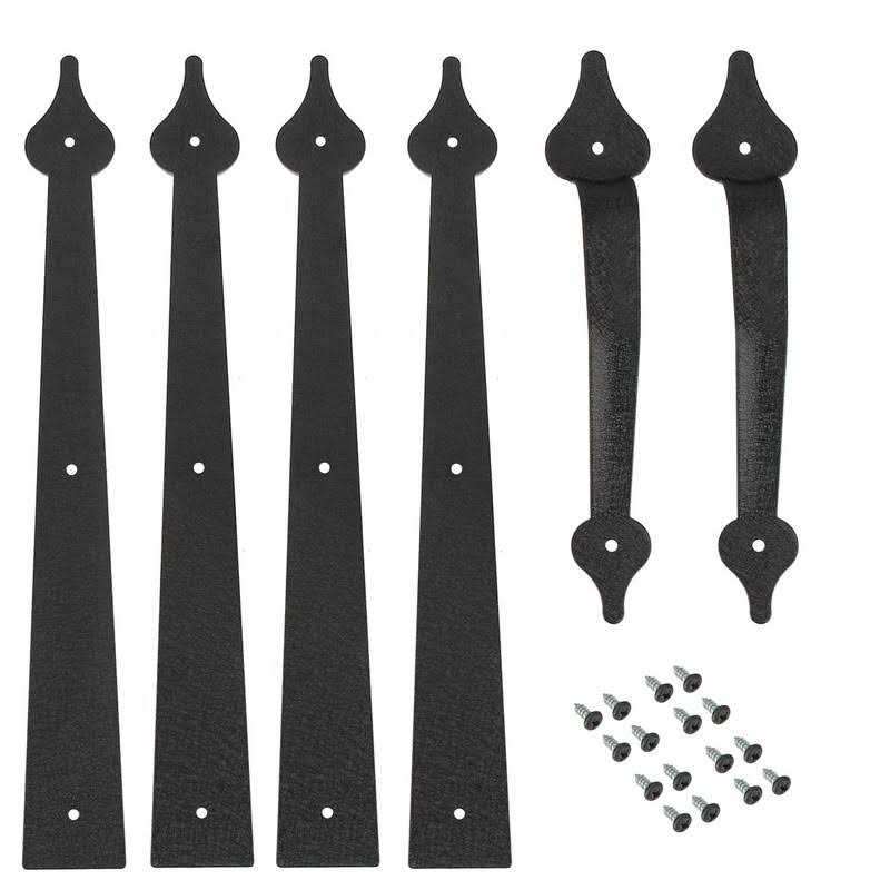 Homode Decorative Garage Door Hinges Handles Faux Garage Door Accents - Image 4
