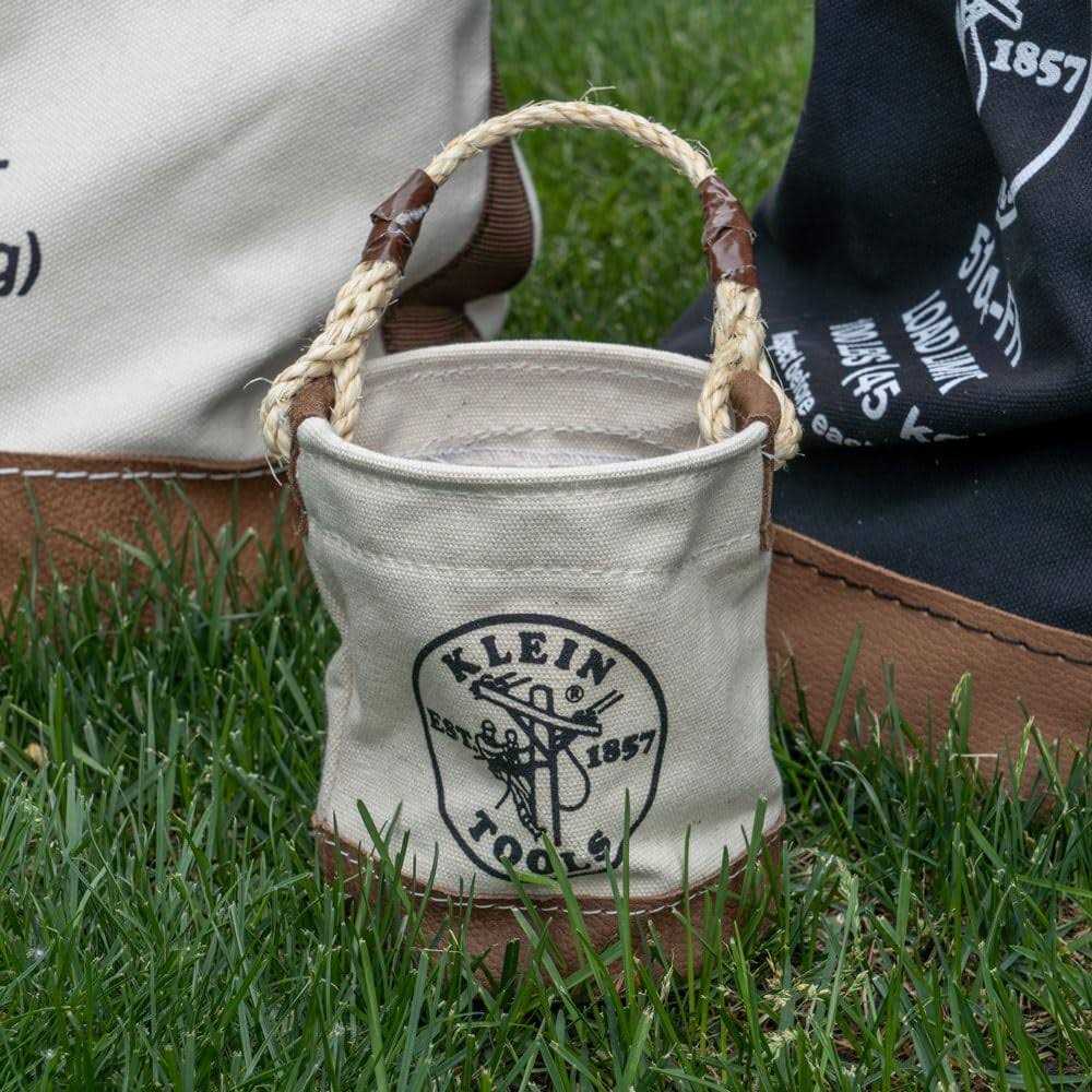 Klein Tools 5104MINI Mini Leather-Bottom Bucket - Image 2