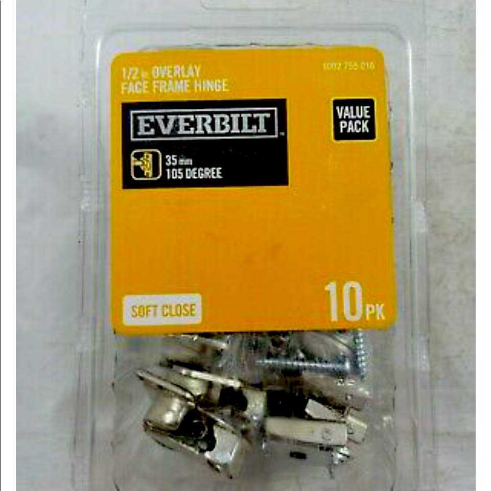 Everbilt 35 mm 105-Degree 1/2 in. Overlay Soft Close Cabinet Hinge - Image 4