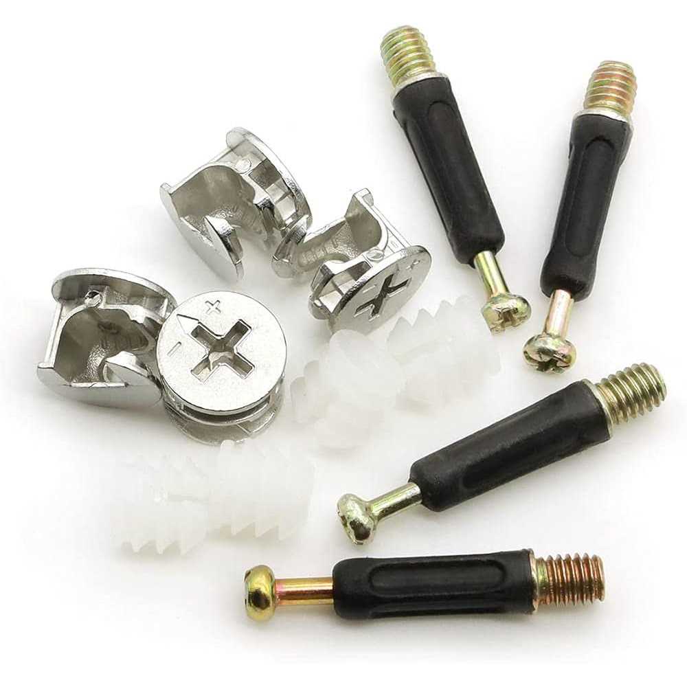 45 Sets 3-in-1 Furniture Connecting Kit, Furniture Connecting Fittings with Dowel, Nuts and Cam Screws - Image 3