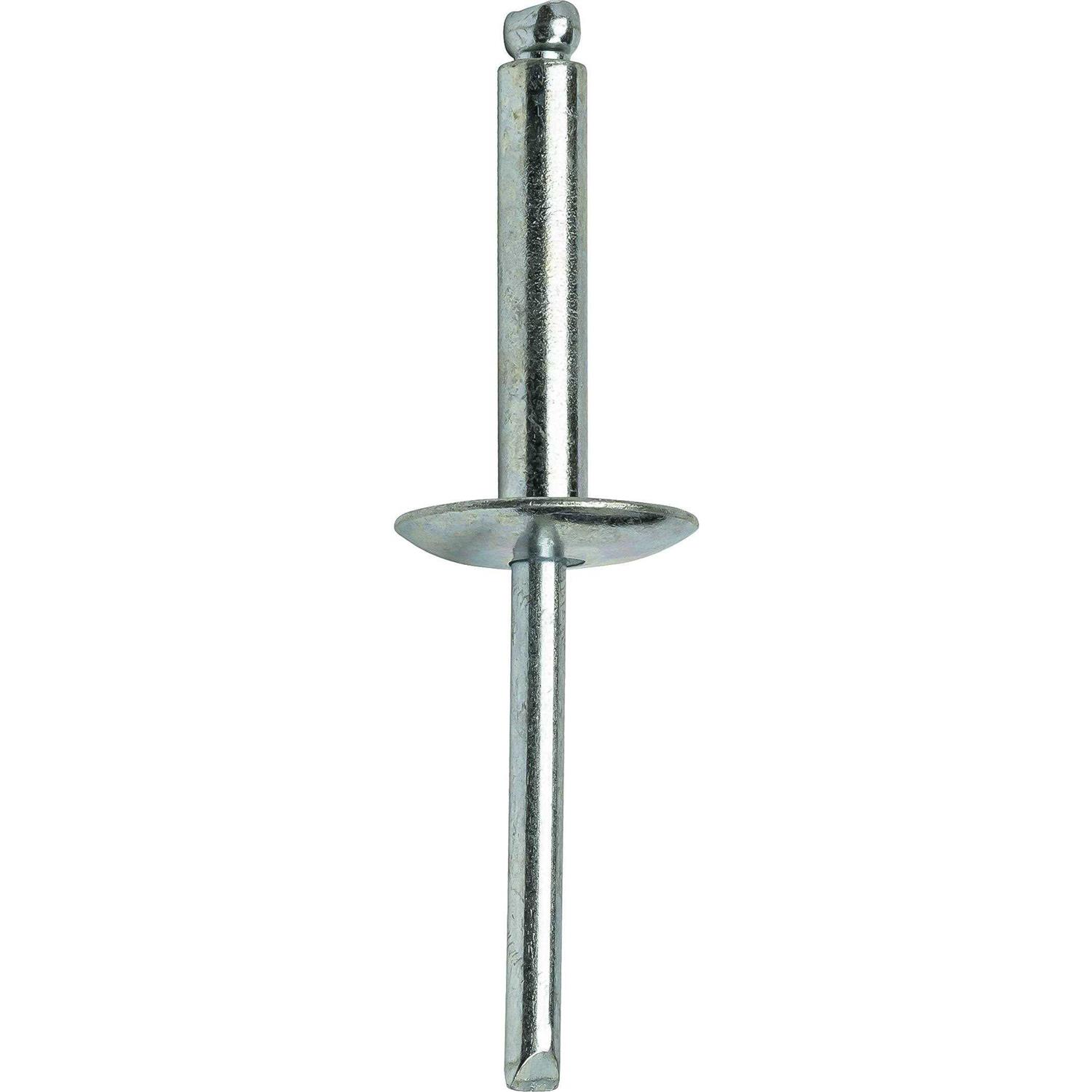 Fastenere.com Flange Head Pop Rivets Steel Zinc Qty 50 - Image 5