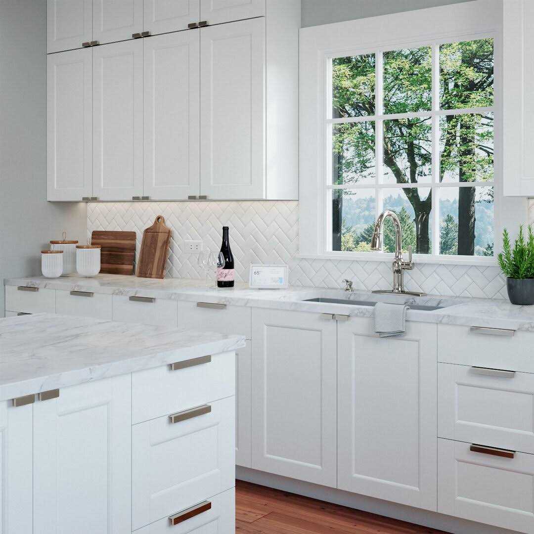 Sumner Street Home Hardware 10 Pack Martin 1-1/4 inch Satin Brass Finger Pull - Image 5