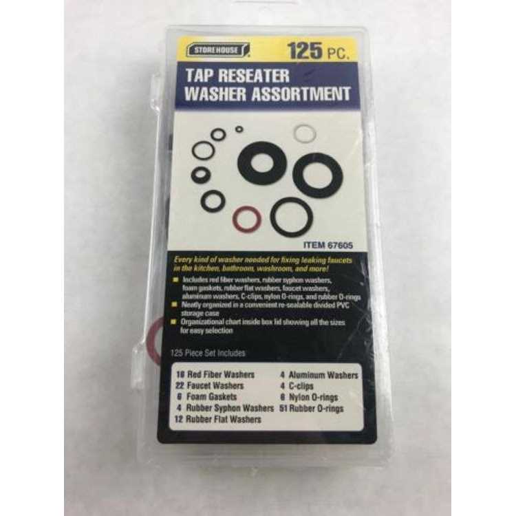 Storehouse 125 Piece Tap Reseater Washer Assortment - Image 4