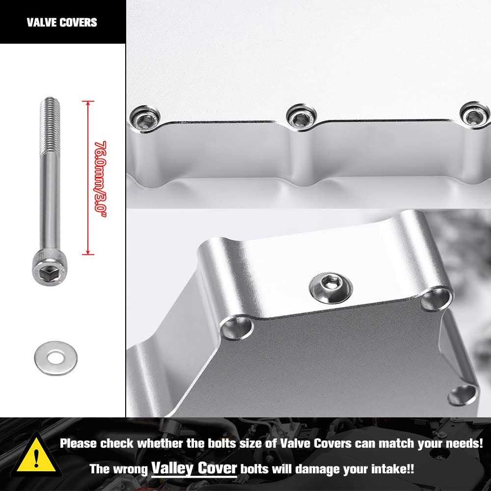 PTNHZ LS LS1 LS6 Stainless Steel Engine Bolt Kit Bolts Gaskets Fasteners Kit Relacement For 98-02 Camaro Firebird 04 GTO - Image 5