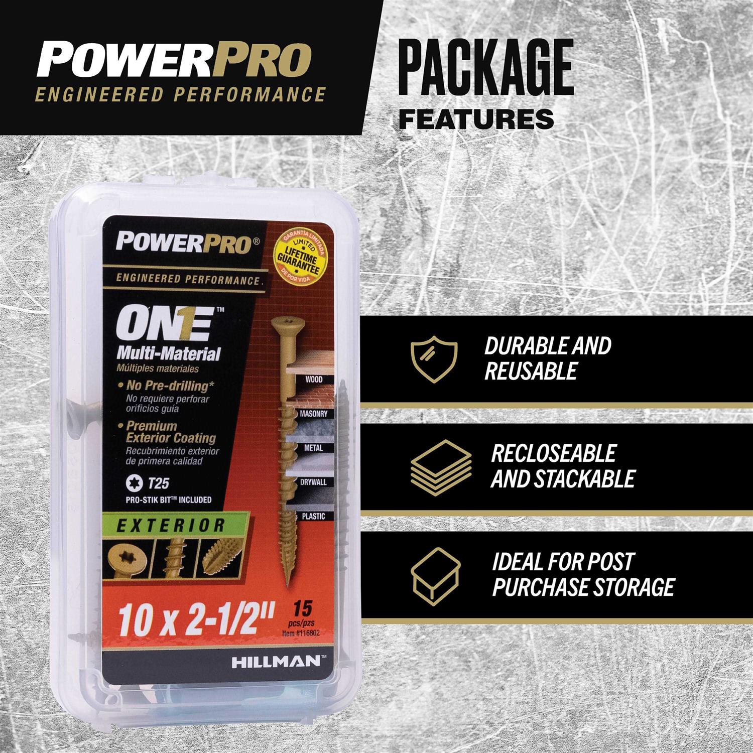 Hillman One Flat Head Multi-Material - Image 5