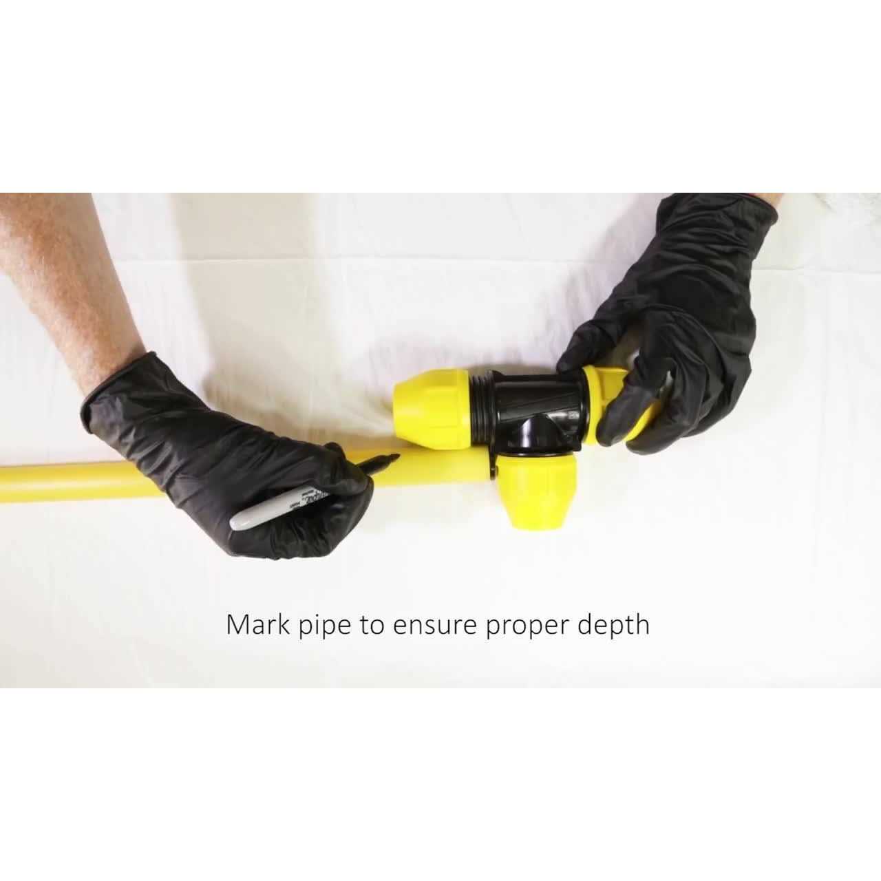 HOME-FLEX IPS Poly Dr 11 MIP Underground Meter Riser Bent - Image 3