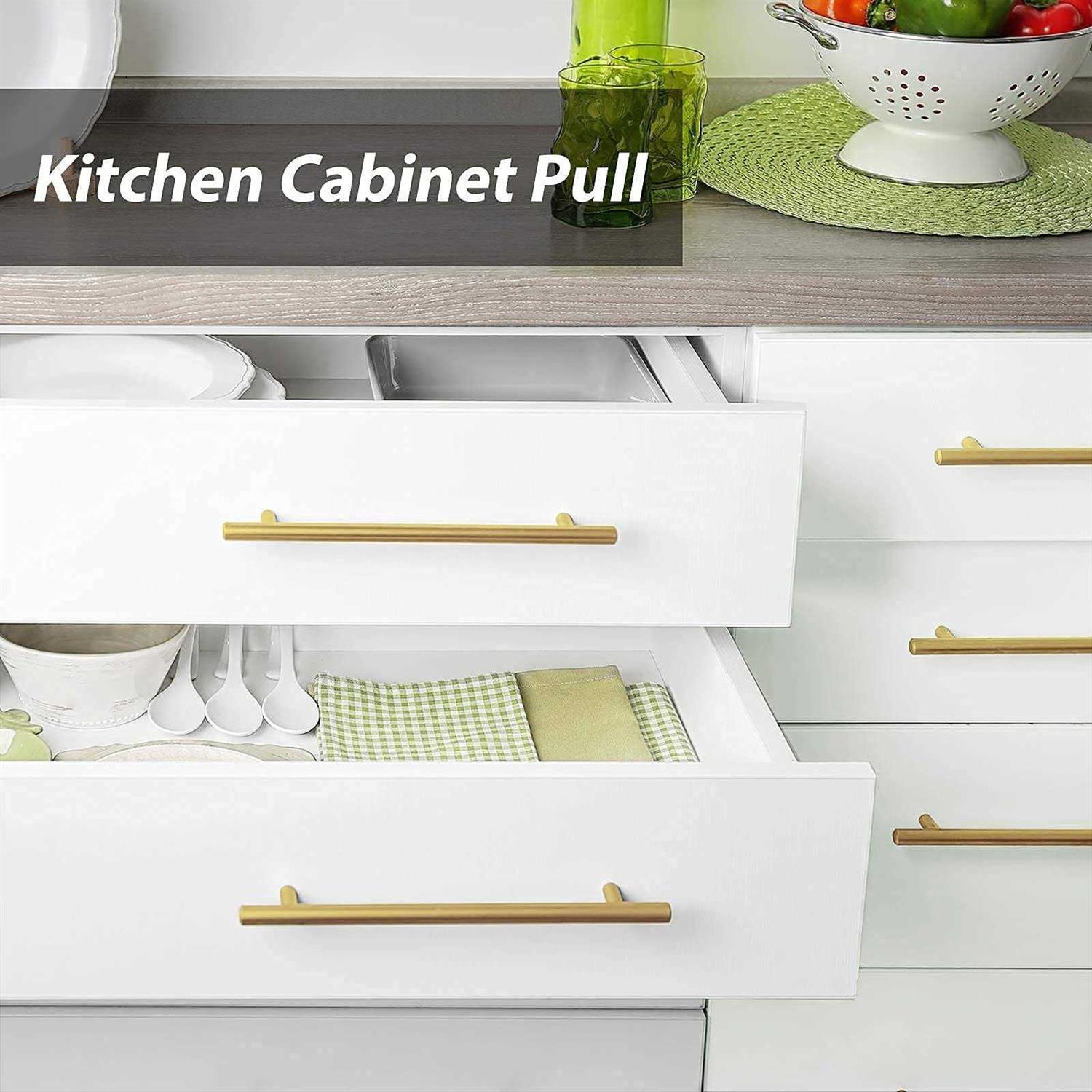goldenwarm Brushed Brass Cabinet Drawer - Image 5