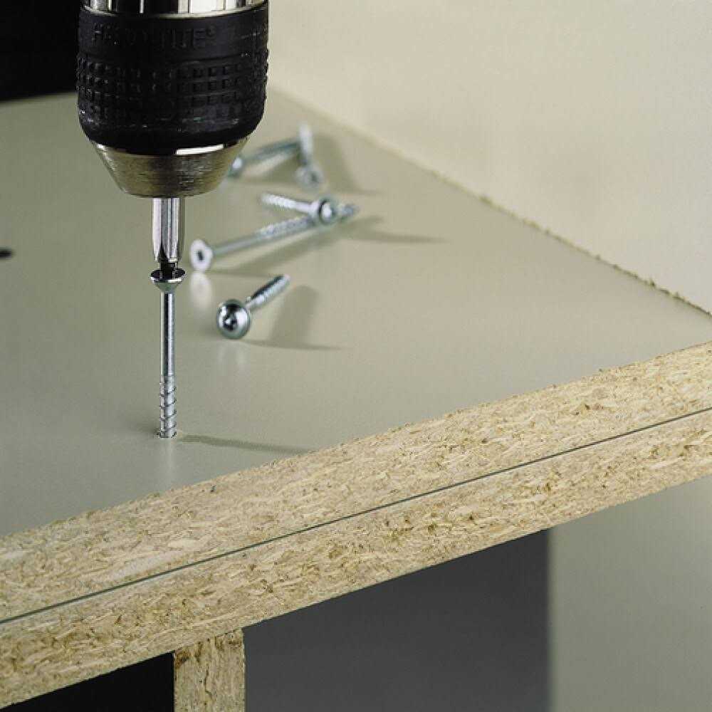 Hillman #8 x 1-1/2-in Yellow Zinc Particle Board Screws Interior Wood Screws - Image 4