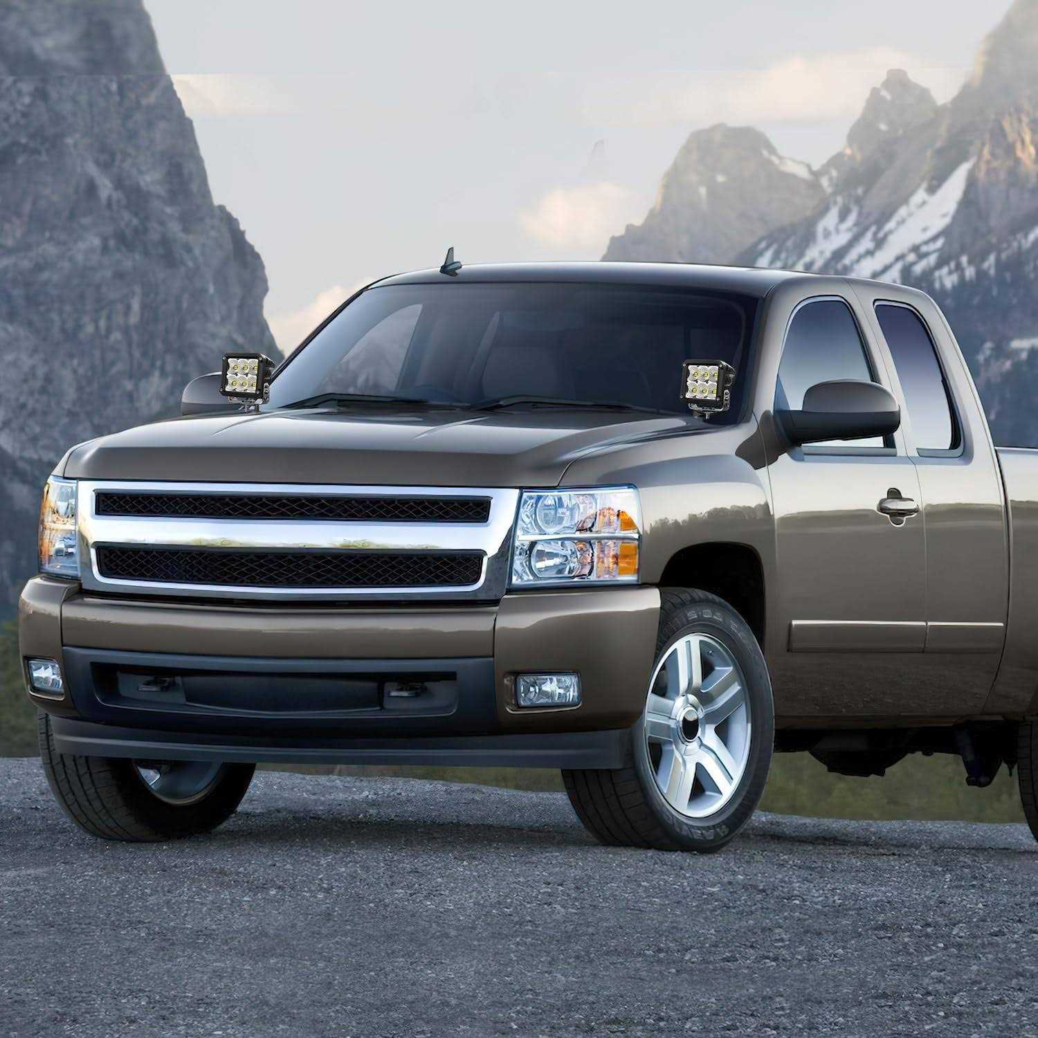 Nilight Ditch Light Brackets Hood Hinges Mount Bracket Kit for Auxiliary Offroad LED Pod Light Work Lights on 1999-2006 Chevrolet Silverado Tahoe - Image 4