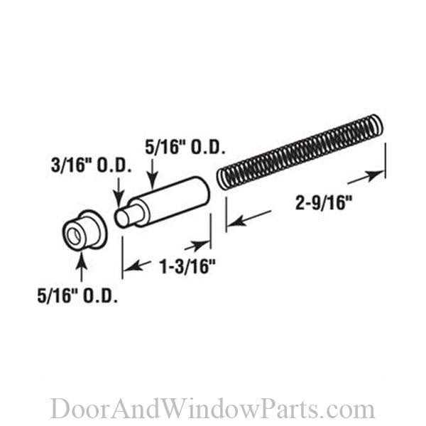 Prime-Line White Storm Door Hinge Pin Kit - Image 3