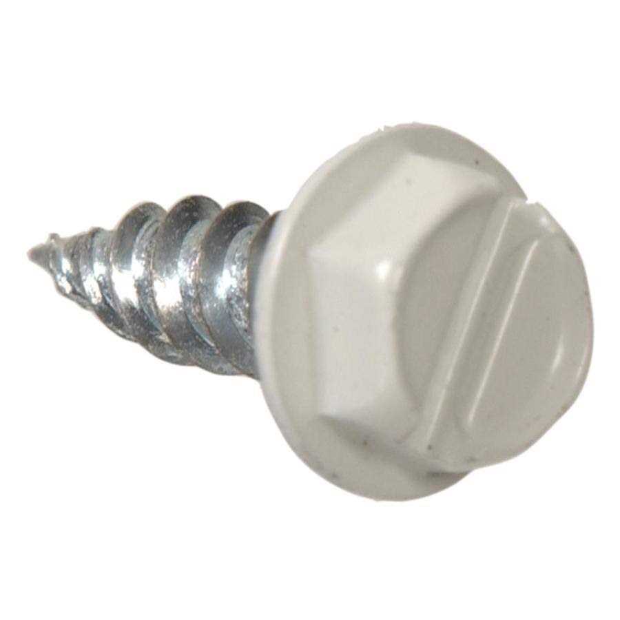 Hillman White Painted Hex Washer-Head Self-Piercing Screws - Image 4