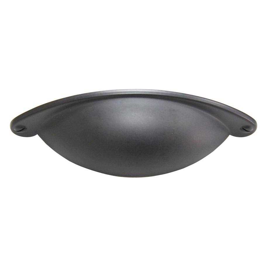 allen + roth 2-1/2-in Center to Center Matte Black Arch Cup Drawer Pulls Z205-64-DBK - Image 3