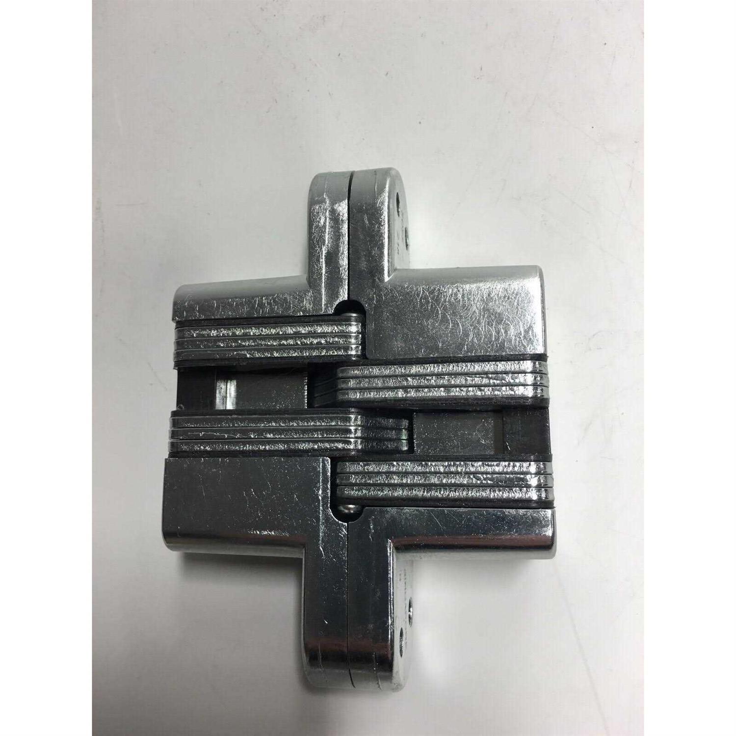 SOSS 218US19 1-1/8 x 4-5/8 Heavy Duty Invisible Hinge for 1-3/4 Doors Paint Black - Image 4