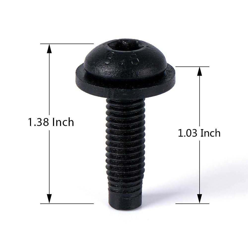 Xprite Set of 4 OEM-Style Replacement M8 Torx Screws Bolts for Pillars - Image 3